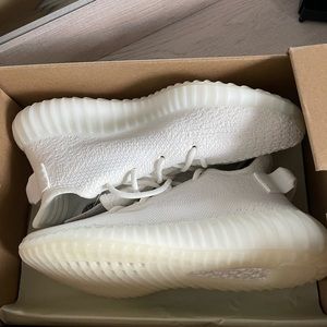 White Yeezys sz womens 8